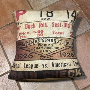 Baseball down pillow